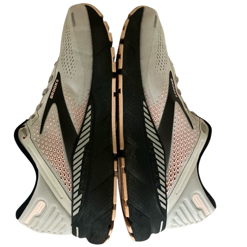 Brooks Adrenaline GTS 22 Women Gray Rose Black Running Sneakers Size 10.5 W - Picture 9 of 14